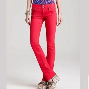 LILLY PULITZER WORTH STRAIGHT JEAN COLOMBO PINK 2